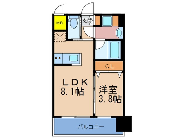 ディームス御幣島の物件間取画像